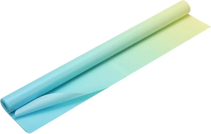 Besuche den PATIKIL-Store PATIKIL 40 Blatt Buntes Seidenpapier Großpackung Für Geschenktüten 27.6x19.7" Gelb Blau Verlauf Verschiedene Farben Geschenkpapier Für Basteln Feiertage Weihnachten Blumen Dekor — Geschenkverpackung