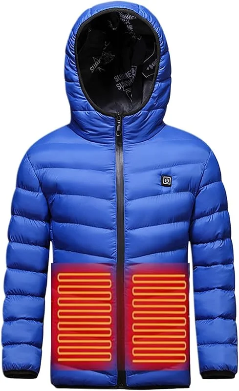Marke: Battnot Battnot Kinder beheizte jacke beheizte Weste USB wiederaufladbare elektrische Heizjacke Waschbare Wintersportweste Beheizbare Jacke für Kinder im Freien, Jagen, Camping, Wandern, Skifahren — Heizkleidung