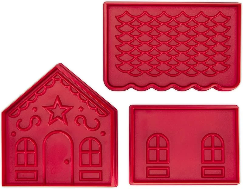 Besuche den Städter-Store Städter Ausstechformen Plätzchenhaus Set, 3 – Cookie House Ausstecher für Lebkuchen und Mürbeteig, ABS-Kunststoff, ideale Form für Weihnachtskekse, Maße: 9 x 11 x 9, 5 cm, 169296 — Weihnachtskueche
