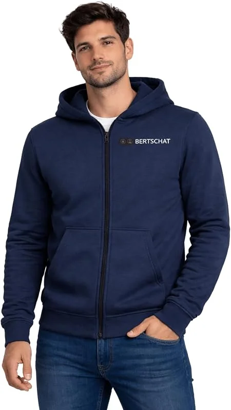 Besuche den BERTSCHAT-Store BERTSCHAT Beheizbare Hoodie Herren - Heated Hoodie - Heizjacke - Heizpullover - Kapuzejacke mit powerbank - Drei Heizstufen — Heizkleidung