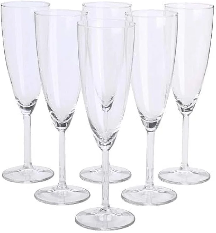Marke: IKEA IKEA Svalka Champagnerflöte, transparent, 6 Stück — Wein und Festtafel