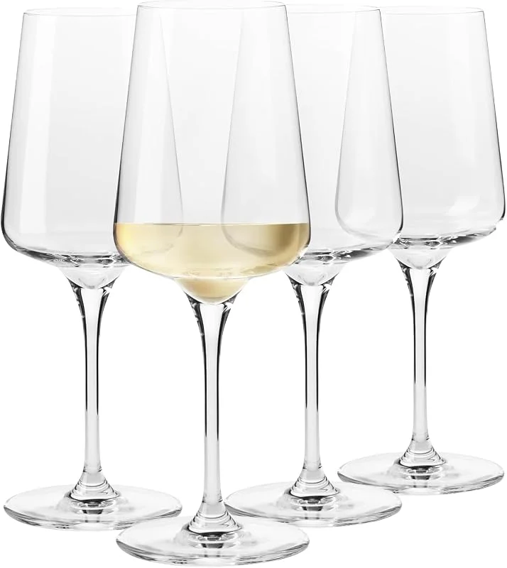 Besuche den Krosno-Store Krosno Weißweingläser 4er Set, 400 ml, Infinity Kollektion — Wein und Festtafel