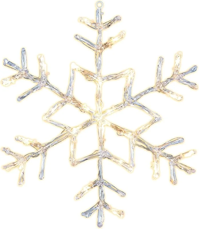 Besuche den EGLO-Store EGLO LED Fensterdeko hängend Antarctica, Hängedeko Schneeflocke — Weihnachtsdeko