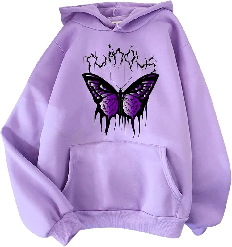 Marke: Uwdiohq Damen-Print, Langärmliges Sweatshirt, Bluse, Pullover, Einfarbig, Mit Kapuze Braunes Top I Am Kenough Hoodie Flauschig Roter Kapuzenpullover Damen Sweatshirt Jacke — Heizkleidung