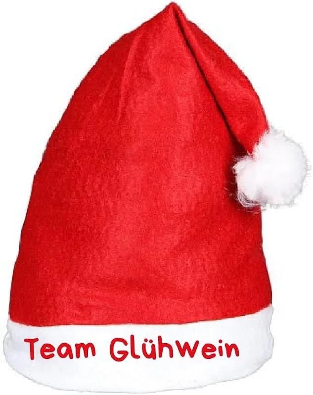 Marke: Alsino Alsino Witzige Weihnachtsmütze Nikolausmütze mit Spruch Sprüche Lustig - Weihnachtsmann Mütze rot mit Bommel Weihnachtsfeier Xmas Christmas Nikolaus — Weihnachtsmode