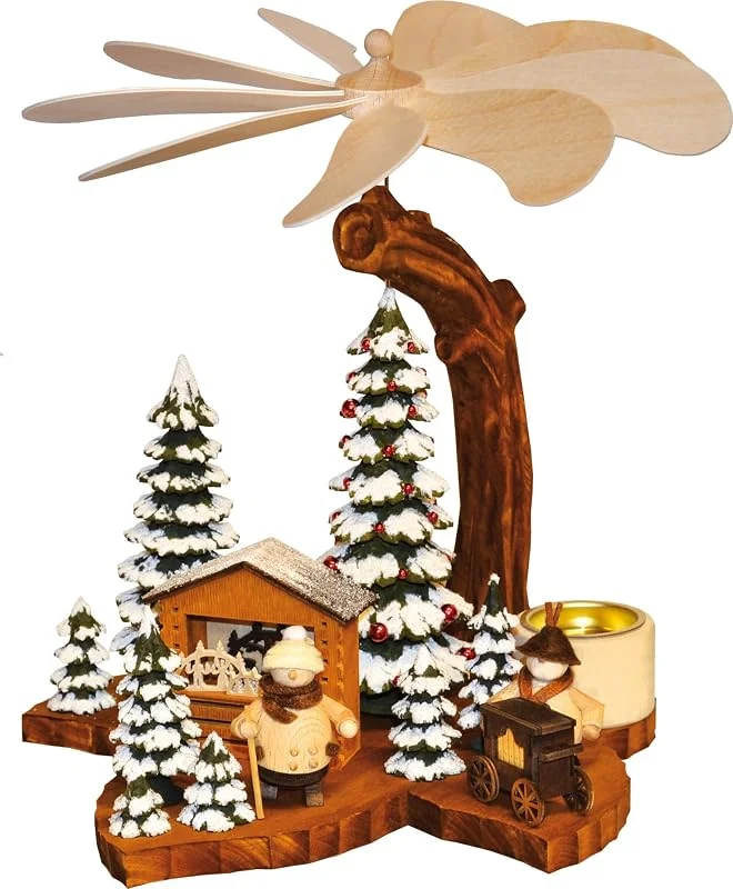Besuche den Ratags-Store Ratags Blattpyramide, Mollis im Winterwald Massive, Teelicht — Weihnachtsdeko
