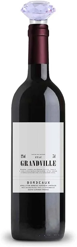 Marke: BESTOYARD Kristall Weinstopper mit Facettiertem Design für Weinflaschen — Wein und Festtafel