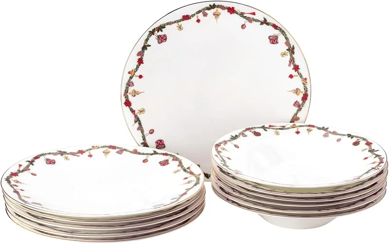 Besuche den Hutschenreuther-Store Hutschenreuther Nora Christmas Set 12-teilig, 02048-726037-29219, Mehrfarbig — Advent und Tisch
