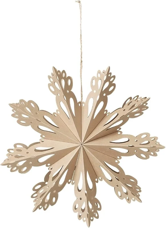 Marke: Broste Copenhagen Broste copenhagen Deko 'Snowflake' M Papier — Weihnachtsdeko