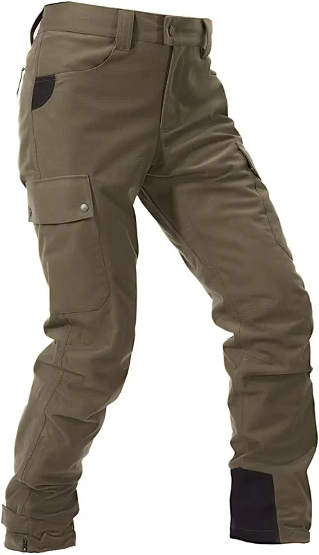 Besuche den Bassdash-Store BASSDASH Walker Herren-Jagdhose, wasserdicht, atmungsaktiv, mit leisem Oberstoff zum Angeln, Truthahn-Upland — Heizkleidung