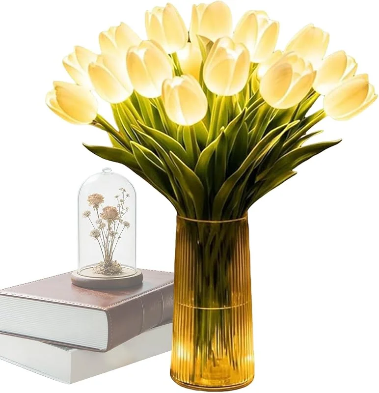 Marke: Generic Blumen Tischlampe Romantische Dekorative Dekoration — Kerzenlicht Abendessen