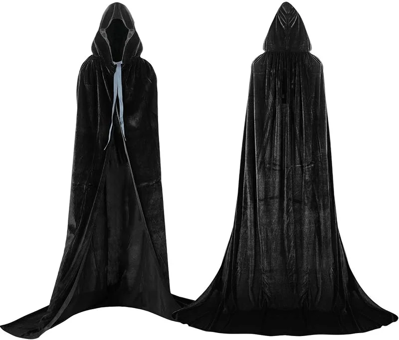 Besuche den Proumhang-Store Proumhang Umhang mit Kapuze SAMT Cape Halloween — Weihnachtsmode