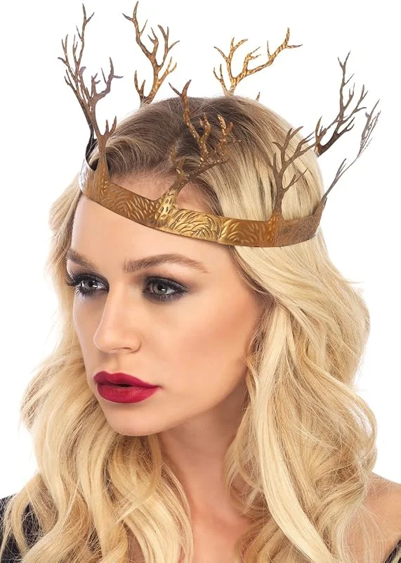 Marke: LEG AVENUE Leg Avenue Forest Crown Kopfbedeckung Gold One Size — Weihnachtsmode