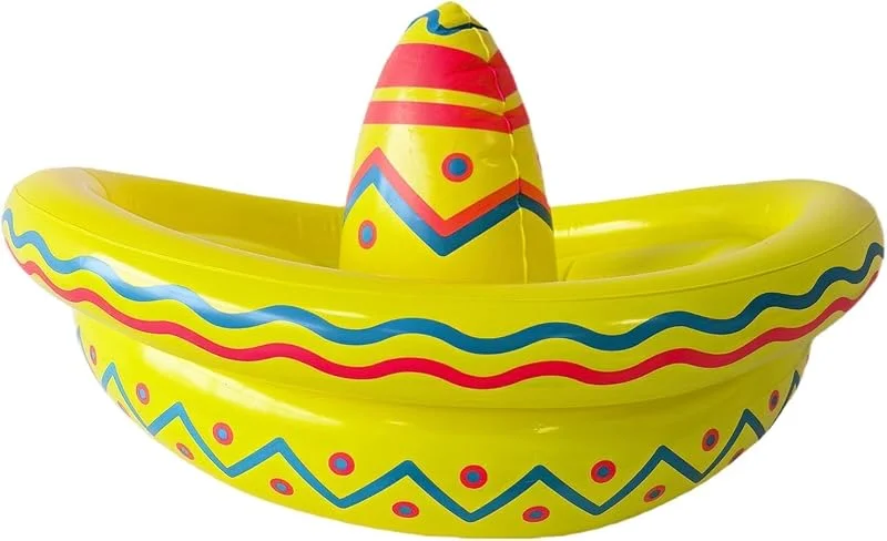 Marke: Generisch Aufblasbarer Getränkekühler Retro Sombrero Weinkühler — Wein und Festtafel