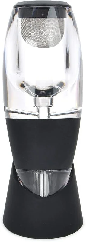 Marke: mikamax Mikamax – Wine Decanter Original – Weinkaraffe – Weinbelüfter – Spülmaschinenfest – Wein-Accessoire – Wein einschenken - Geschenk für Weinliebhaber – Stilvolles Geschenk – ABS-Material — Wein und Festtafel