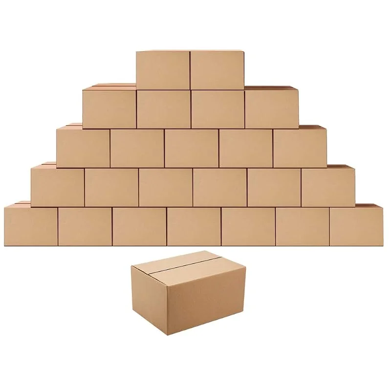 Marke: ZBEIVAN Versandkartons, 20, 3 x 15, 2 x 10, 2 cm, Wellpappe, kleine Verpackung, Kraftpapier, Umzugskarton, 25 Stück — Geschenkverpackung