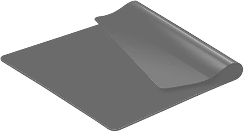 Besuche den KitchenRaku-Store KitchenRaku Große Silikonmatte, Rutschfeste Tischunterlage, Hitzebeständige Antihaftmatte, Silikon Unterlage Antihafte Tischmatte Arbeitsmatte Thekenmatte (Grau, 40x30x0.07cm) — Küche & Haushalt