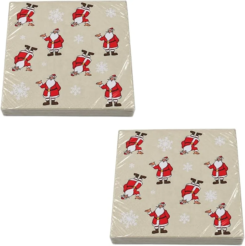 Marke: G. Wurm Weihnachtsmann & Co. KG, 40 Stück Weihnachtsservietten aus Papier — Advent und Tisch