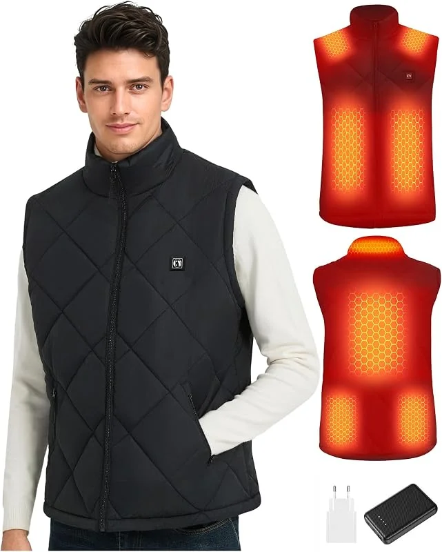 Besuche den CYCYHEAT-Store CYCYHEAT Beheizbare Weste Damen Herren 7, 4V Heizweste für Winter Outdoor — Heizkleidung