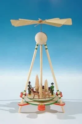 Besuche den Rudolphs Schatzkiste-Store Rudolphs Schatzkiste Tischpyramide Stabpyramide Jagdmotiv bunt BxHxT 22x34x22cm NEU Holzpyramide Pyramide Tischdekoration Dekoration Weihnachten Weihnachtspyramide Lichter Figur Edelholz Seiffen — Weihnachtsdeko