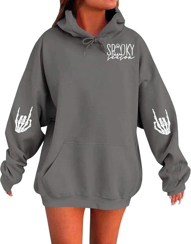 Marke: Generisch Generisch Kapuzenshirt Damen Plus Size Langarm Sportlich Sweater Modisches Herbst Lauschig Women Lose Kaputze Einfarbige — Heizkleidung
