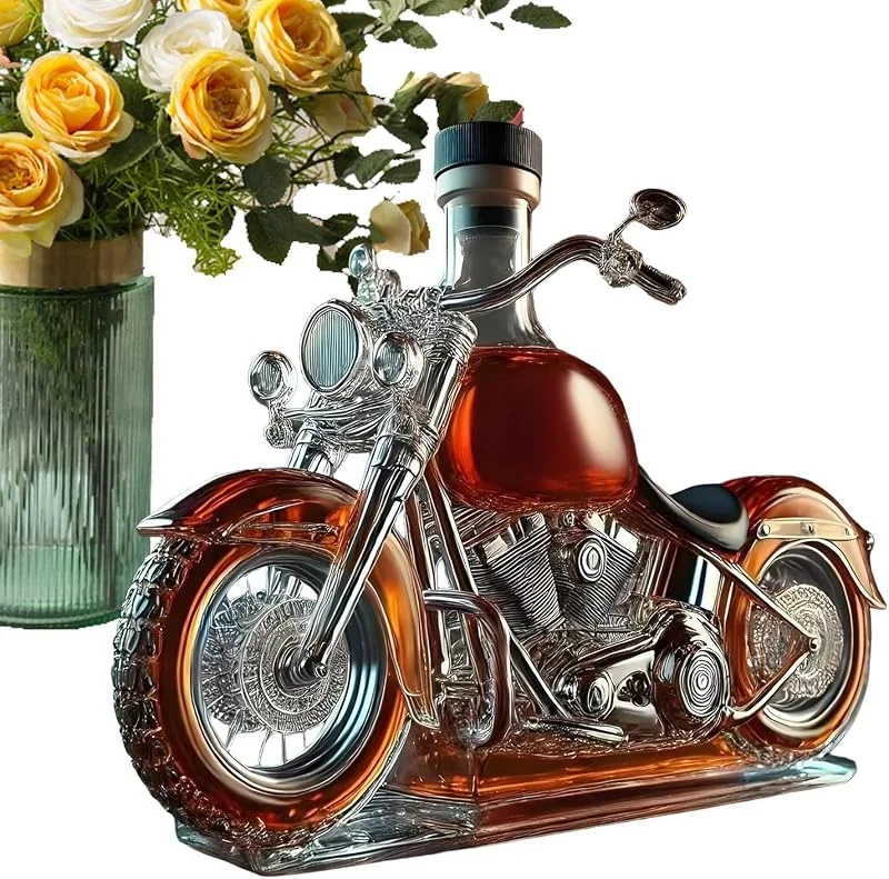 Marke: Ruwshuuk Karaffen Für Wein Motorrad-Design Dekanterflasche für Spirituosen — Wein und Festtafel
