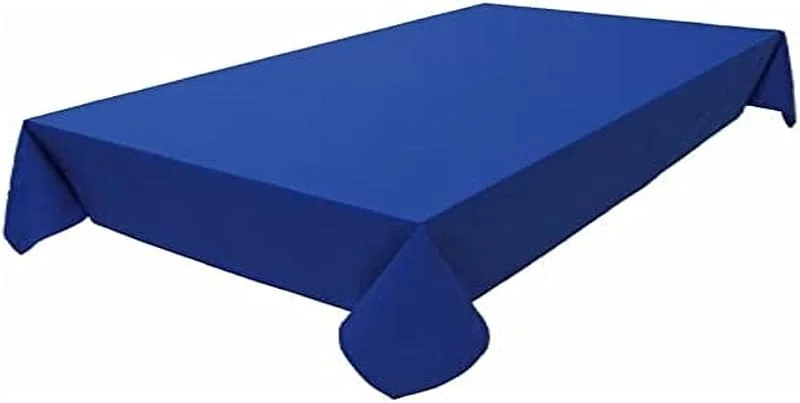 Besuche den Lemos Home-Store Hochwertige Tischdecke Tischwäsche aus 100% Baumwolle Kollektion Konzept, Farbe & Größe wählbar (Tischdecke - 120x200cm, Royalblau) — Küche & Haushalt