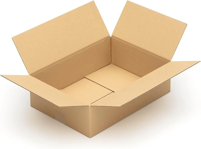 Besuche den KK Verpackungen-Store KK Verpackungen Versandkartons 420 x 300 x 120 mm Braun 1-wellig (Außenmaß 426 x 306 x 130 mm), 50 Stück, Faltkartons Kartons geeignet für Versand als DHL Paket DPD Hermes GLS Paketklasse M (KK146) — Geschenkverpackung