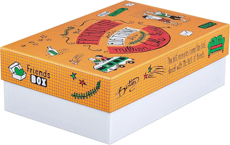 Besuche den FALKEN-Store FALKEN StoryBox FRIENDS mit Deckel 120 mm hoch DIN A4+ Made in Germany — Geschenkverpackung
