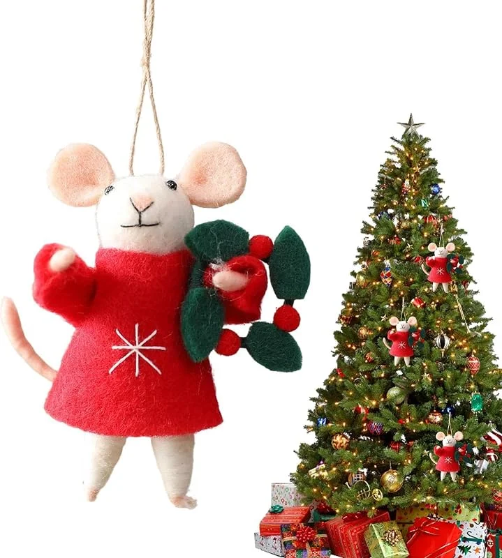 Marke: Jvjggag Filz-Tier-Weihnachtsdekoration, festliche Party-Fensterkranz-Anhänger