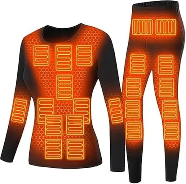 Marke: ZGYOZMNG Beheizte Motorradjacke für Männer und Frauen, elektrisch, USB-Heizjacke, Anzug, Heizung, Thermounterwäsche-Set, beheizbares Hemd, Oberbekleidung (Farbe: Damen, Größe: M) (Damen 3XL) — Heizkleidung