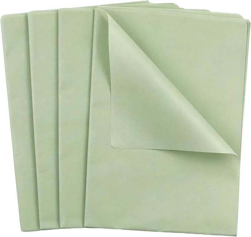 Marke: TOKSEO TOKSEO 100 Blatt Seidenpapier, Dünnes Seidenpapier Grün — Geschenkverpackung