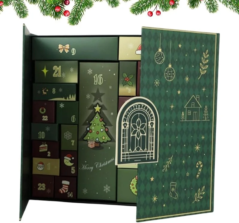Marke: Generisch Weihnachts-Adventsboxen zum Befüllen DIY befüllbare Box mit — Advent und Tisch