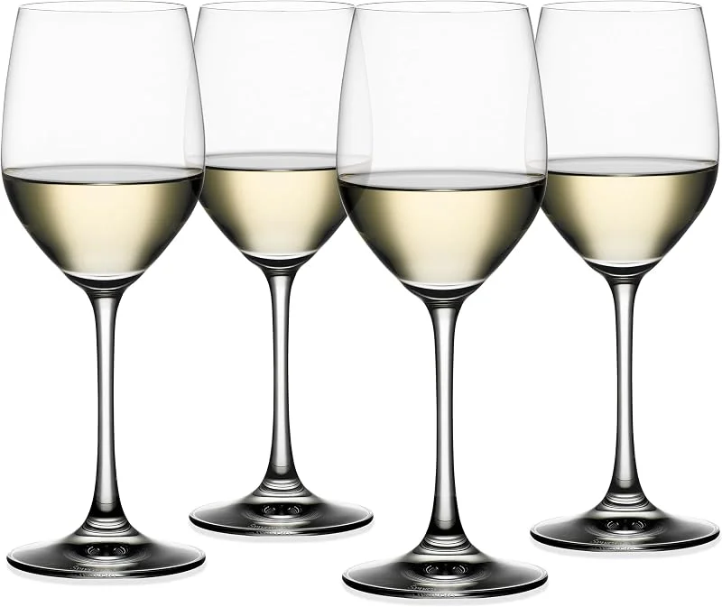 Besuche den Spiegelau-Store Spiegelau Weißweingläser 340 ml, 4 Stück, Vino Grande, 4510272, Weingläser aus Kristallglas, Weißwein Gläser spülmaschinenfest — Wein und Festtafel