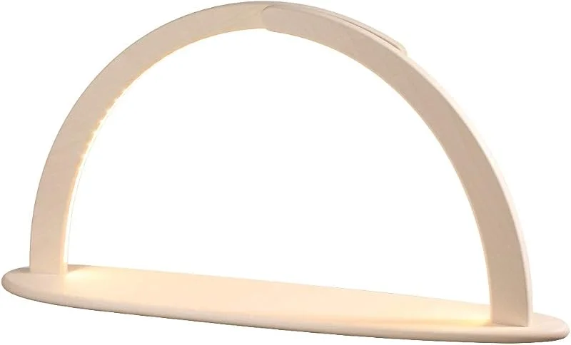 Besuche den Seiffener Volkskunst-Store Seiffener Volkskunst, LED Lichterbogen Schwibbogen 70x37cm, Erzgebirgische Volkskunst, 15390, Leerbogen zum selberbestücken, Natur — Weihnachtsdeko