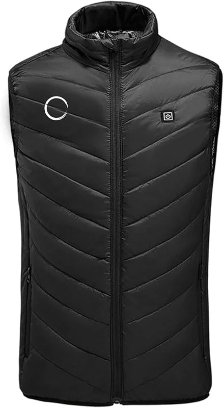 Marke: KQIVAM KQIVAM Beheizbare Weste fur Herren Damen mit Drucken, 9 Zonen Beheizbare Warme Dicke Winterjacke, Beheizte Weich Bequem Jacke Mit Taschen, Winddichte Beheizte Jacke Heizjacke Weich Bequem — Heizkleidung