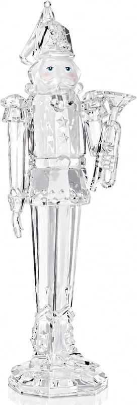 Besuche den oliruim-Store Acryl Nussknacker Weihnachten Deko 30cm klar Nussknacker Figur — Weihnachtsdeko