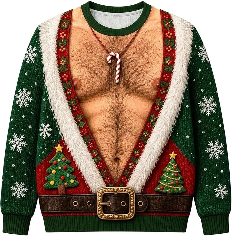 Marke: Ydsxlp Weihnachtspullover Herren Lustige Pullover Sweatshirt — Weihnachtsmode