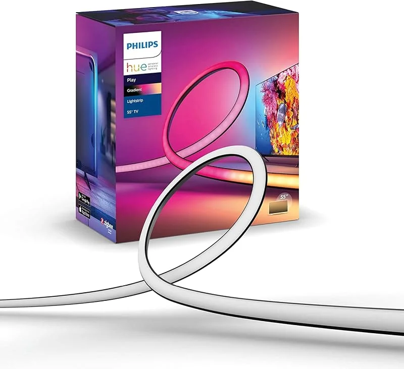Philips Hue Gradient Lightstrip, Heimkino LED Streifen, 55 Zoll — Weihnachtsbeleuchtung