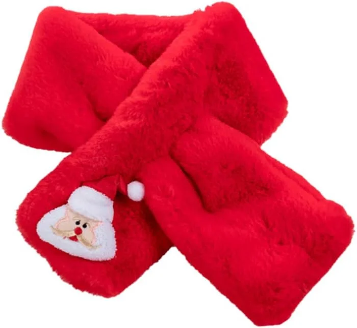 Besuche den Amosfun-Store Amosfun Weihnachtsschal Weihnachtsmannschal Winterschal Halstuch für Kinder — Weihnachtsmode
