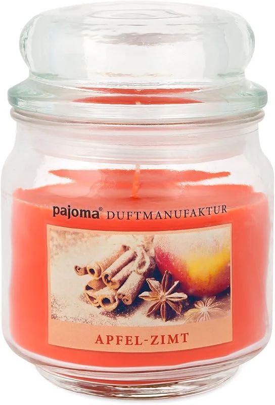 Besuche den pajoma-Store pajoma® Duftkerze im Bonbonglas 248 g, Lemon Ginger Tea, Sweet Edition - Premium Kerze zum verschließen, Brennzeit ca. 55 Stunden — Kerzenlicht Abendessen
