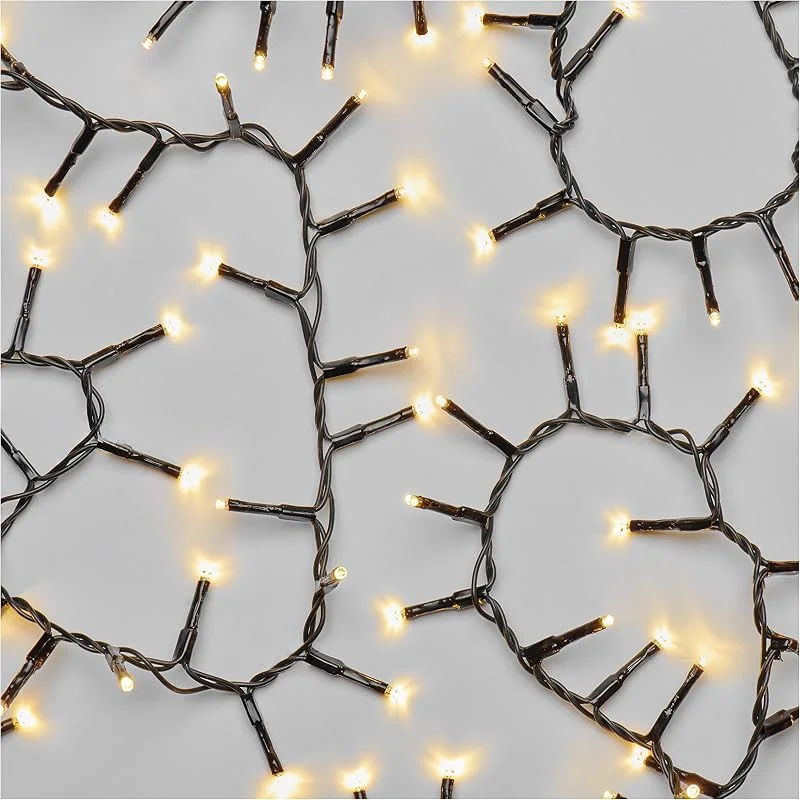Besuche den EMOS-Store EMOS LED-Lichterkette warmweiß für Innen und Außen, 8m lange Cluster Weihnachtslichterkette IP44 mit 400 LEDs + 5m Zuleitung und Netzteil, 6 Stunden Timer Funktion, für Party, Weihnachten, Deko — Weihnachtsbeleuchtung