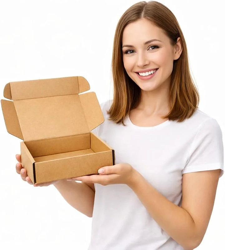 Marke: FORCEMAN FORCEMAN Kleine Versandkartons für den Versand, 15 x 10 x 4 cm, Versandkartons aus Wellpappe, kleine Paket-Portoverpackung, Versandkartons für Geschäft, Versand, Aufbewahrung oder Geschenk (20) — Geschenkverpackung