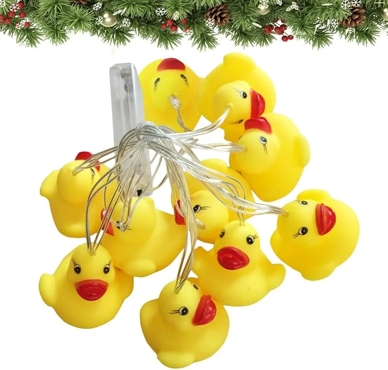 Marke: Generisch Outdoor Lichterkette Süße Enten-Lichtdeko — Weihnachtsbeleuchtung
