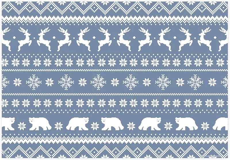Marke: AVA Tischsets Papier 43x30cm mit Winter Muster 50 Stück - Einweg Platzsets DIN A3 - Vielseitige Platzdeckchen & Tischuntersetzer für Weihnachten Deko Tischdeko Blau Weiß — Advent und Tisch