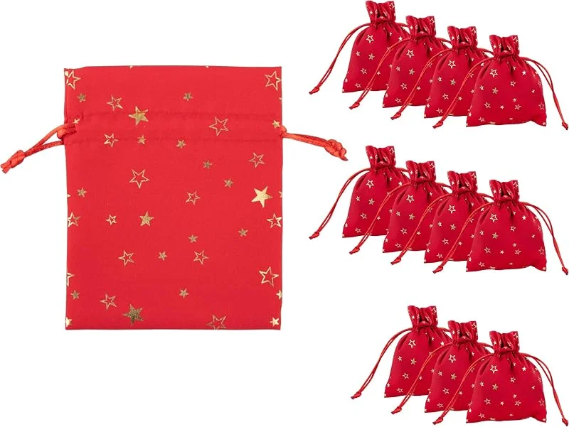 Besuche den Idena-Store Idena Stoffbeutel, 12 Stück, 13 x 18 cm — Geschenkverpackung
