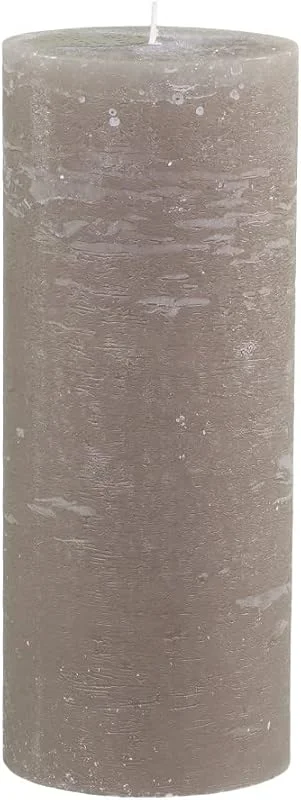 Marke: Chic Antique Chic Antique Macon rustikale Stumpenkerze versch.Farben und Größen Kerze Antik NEU Altarkerzen 100 % Paraffin lange Brenndauer (Linen, 25x10 cm) — Kerzenlicht Abendessen
