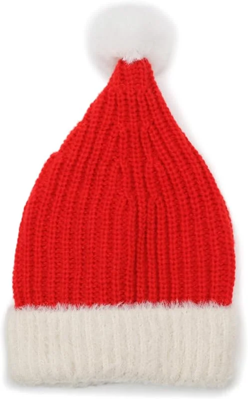 Marke: Jorzer Jorzer Weihnachtsmütze, festliche Jacquard-Strickmütze, rot, Einheitsgröße für Erwachsene — Weihnachtsmode