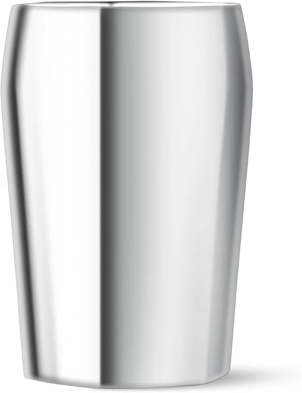 Marke: Nambe nambe Niet-Weinkühler (10, 2 x 17, 8 cm) – gefriergeeignet, moderne Legierung zum Kühlen von Wein oder Champagner, moderne Wiegenform, stilvolle und funktionale Ergänzung für jede Bar, Party — Wein und Festtafel