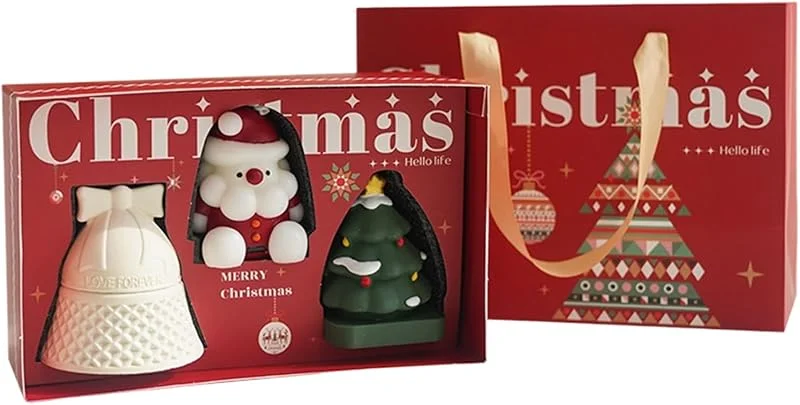 Marke: Generisch Weihnachtliche Duftkerzen 3 Stück Weihnachtsbaum In Cartoon Optik Als — Kerzenlicht Abendessen